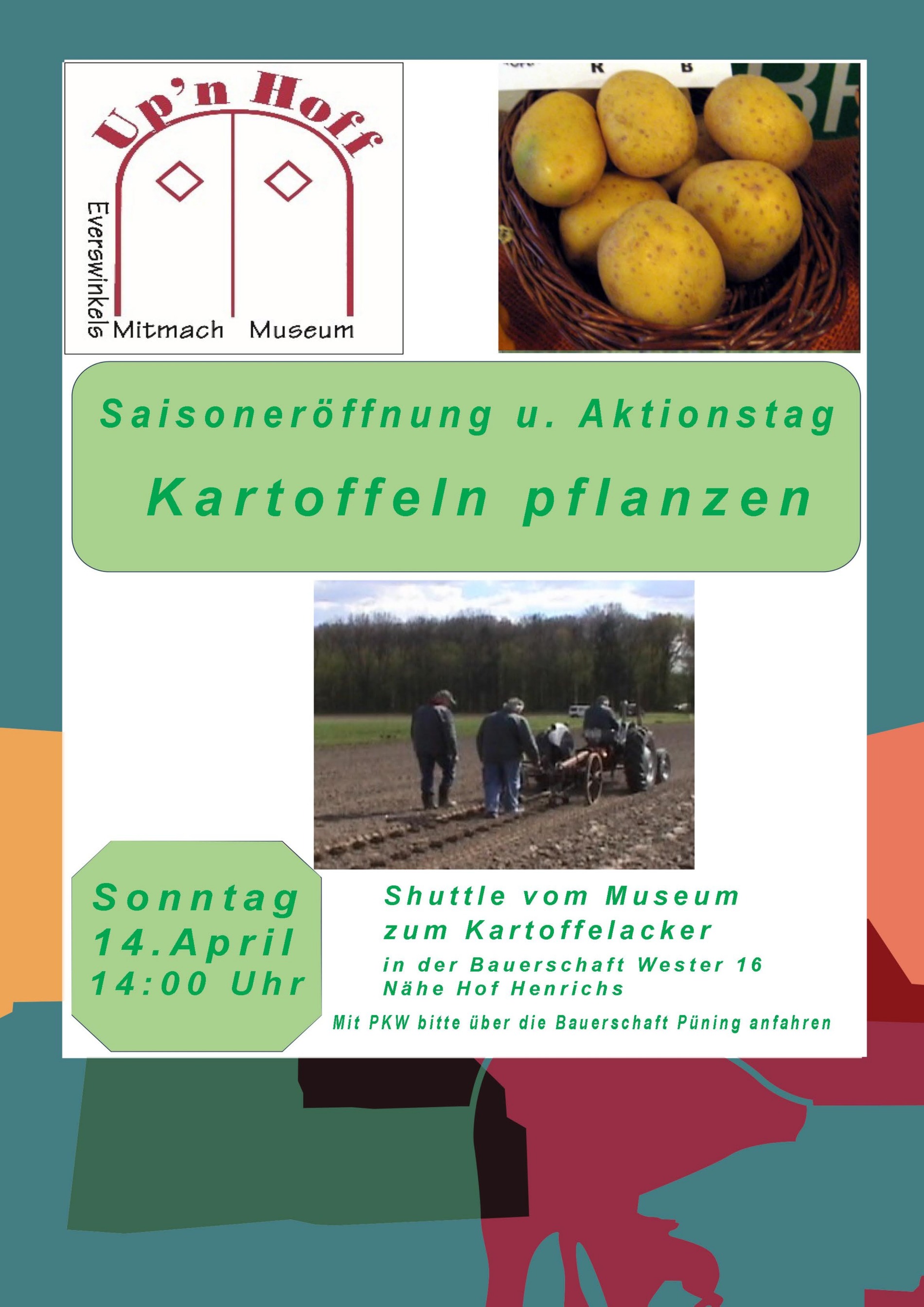 Aktionstag-Plakat Kartoffeln pflanzen